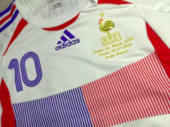 Camiseta Selección Francia Suplente Final 2006 Adidas Retro Futbol Adulto - comprar online