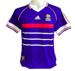 Camiseta Selección Francia titular 1998 Adidas Adulto Retro Futbol
