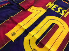 Barcelona Titular 2021 #10 Messi Aeroswift Paches UEFA Champions League - Nike - ByPlaysport