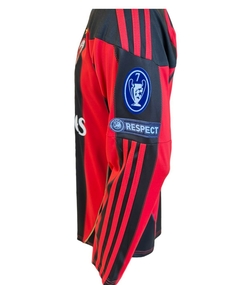 Camiseta AC Milan Titular 2010/11 #10 Seedorf Manga Larga + Parches UEFA Champions League - Adidas - tienda online