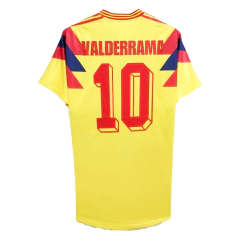 Camiseta Selección Colombia Titular Adidas 1990 #10 Valderrama - Adulto en internet