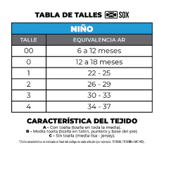 Medias Sox Infantil Modelo School - Blanco - comprar online