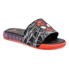 Sandalias Slide Spiderman Marvel Con Luces Led - Infantil