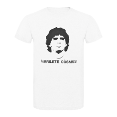 Remera Algodón Maradona modelo Barrilete Cósmico - Adulto