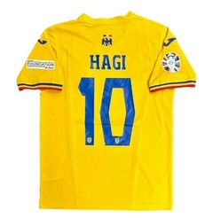 Camiseta Rumania Titular 2024/25+ Parches UEFA #10 Hagi - Joma en internet
