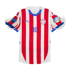 Camiseta Selección Paraguay Titular 24/25 Match #10 Almiron Parches Copa America Puma en internet
