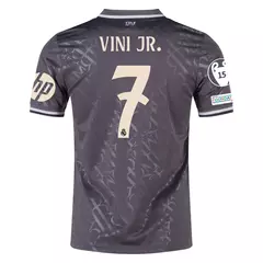Camiseta Real Madrid Tercera 2024/25 #7 Vini Jr. + Parches UEFA Champions League Authentic - Adidas en internet