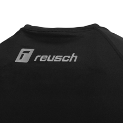 Remera Deportiva Reusch Microfibra C/ Negro - Adulto - ByPlaysport