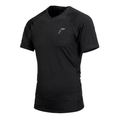 Remera Deportiva Reusch Microfibra C/ Negro - Adulto