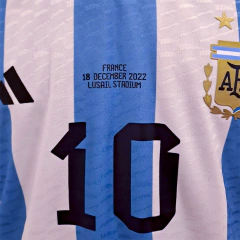 Camiseta Selección Argentina Qatar 2022 Final Vs Francia #10 Messi Authentic - Adidas - ByPlaysport