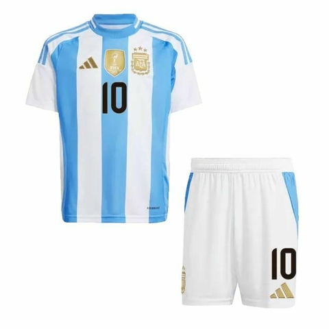 Kit Argentina Copa America 2024 #10 Messi - Infantil