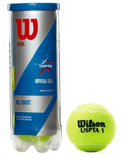 Tubo de Pelotas Wilson ultra club all court 3 Ball can