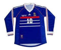 Camiseta Francia titular 1998 #10 Zidane manga larga - comprar online