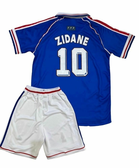 Kit Francia titular 1998 #Zidane 10