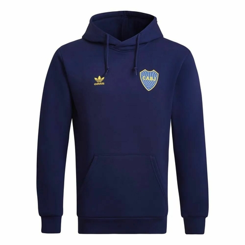 Buzo Boca Juniors con capucha Essentials Trifolio