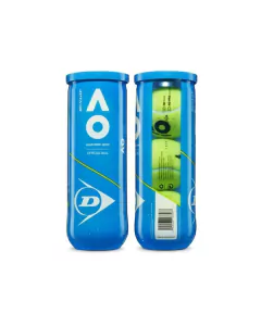 Tubo Pelotas Tenis Dunlop Australia Open Official X3 - tienda online