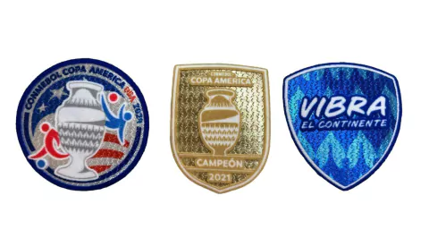 Parches Oficial Copa América (x3 se venden juntos)