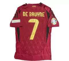 Camiseta Adidas Selección Bélgica Match titular De Bruyne #7 2024 + Eurocopa en internet