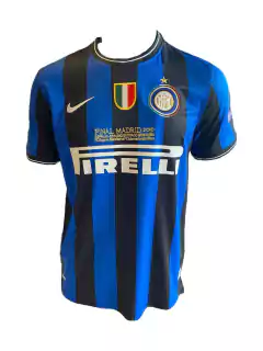 Camiseta Inter de Milan Titular 2010 Final Champions #22 Milito - Nike en internet