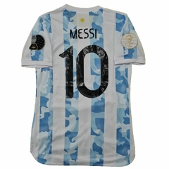 Camiseta Argentina Titular 2021 #10 Messi Final Copa América Authentic - Adidas en internet