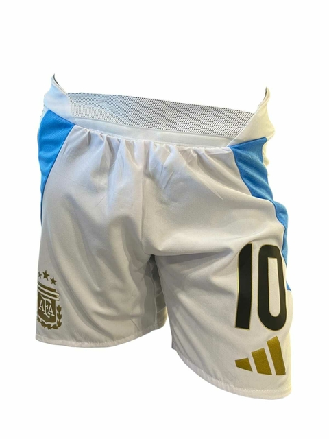 Short Argentina Titular 2024 C/Blanco #10 Authentic - Adidas