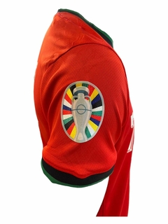 Camiseta Portugal Titular 2024/25 #7 Ronaldo + Paches Eurocopa/Fundation - Nike - ByPlaysport