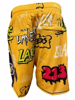 Short Basquet Los Angeles Lakers Just Don Graffiti - NBA en internet