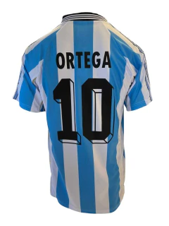 Camiseta Argentina Titular 1998 #10 Ortega - Adidas en internet
