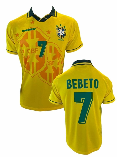 Camiseta Brasil Titular 1993/94 #7 Bebeto - Umbro