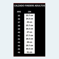 Zapatillas Finders Dagger Tenis / Pádel / Básquet C/Negro - tienda online