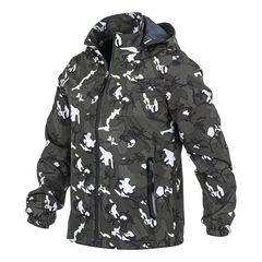 Campera Rompeviento Flash Outdoor Capucha Cierre - Adulto