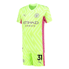 Kit Manchester City Arquero Puma 2024 #31 Ederson M. - Infantil - comprar online
