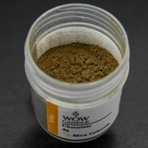 Mica colorida chocolate - 4 gramas