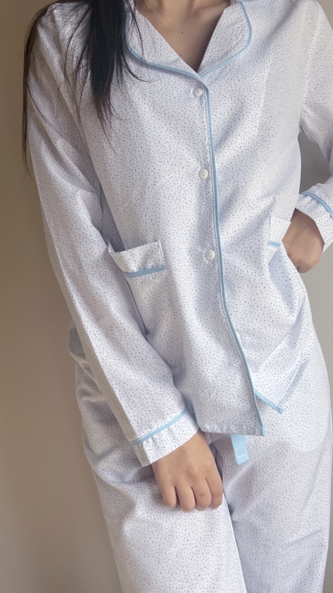 PIJAMA ALEGRA BLANCO LARGO