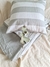 Cover Reversible KING - Gris Plata/Tiza