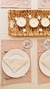 Individual de Tusor - Rosa viejo - comprar online