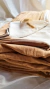 Cover Reversible QUEEN - Canela/Crudo - comprar online