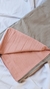 Cover Reversible TWIN - Gris Medio/Rosa viejo