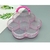 Caixa Organizadora Maleta Coração Borboleta Flor Rosa Transparente Glitter - Armarinhos Beaba