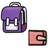 kit mochila carteira 2D 3D escolar infantil masculino e feminino na internet
