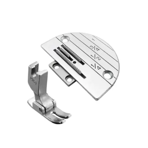 Chapa Dente E Calcador 3 Carreiras Industrial Costura Pesada