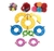 Kit para confeccionar Pompom 4 Tam (8 pçs) - comprar online
