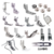 Kit Completo Calcadores Reta Industrial Guia Caixa Bobina Tesoura