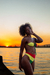 HOTPANTS SANA DUPLA FACE - REGGAE / PRETO