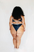 Hotpants Joá dupla face - preto / off white