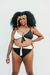 hotpants leblon dupla face - preto / off