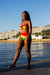 HOTPANTS SANA DUPLA FACE - REGGAE / PRETO - comprar online