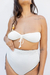 Hotpants Trancoso dupla face - preto / off white - comprar online