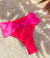 hotpants leblon dupla face - vermelho / rosa