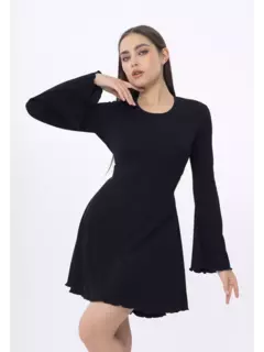 Vestido corset corto NEGRO